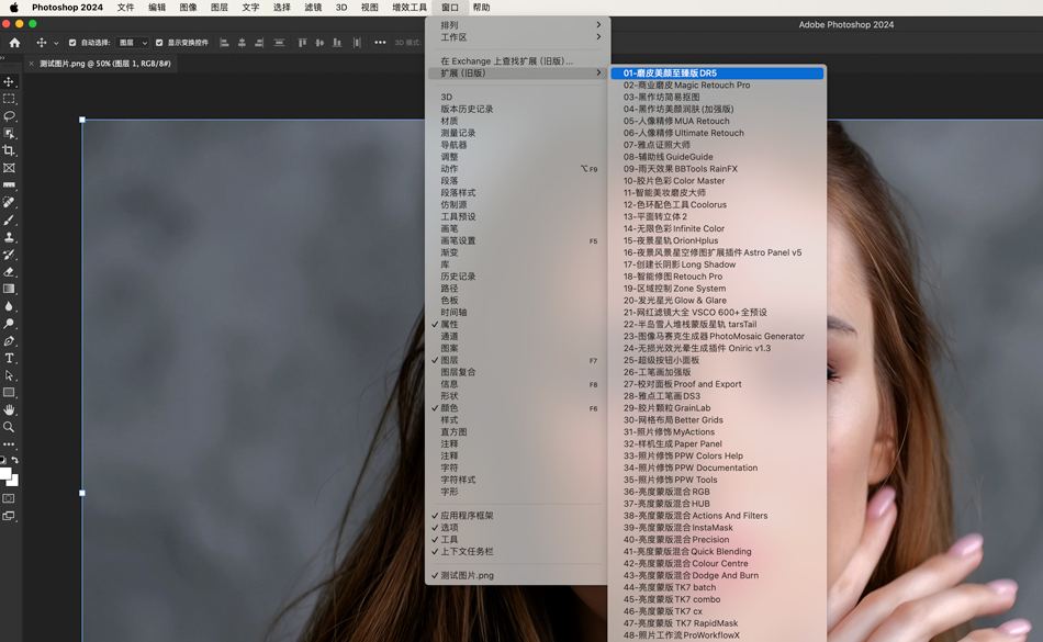 图片[2]-Ps插件合集注册码-2021~2026人像DR5精修降噪磨皮抠图手绘TK7调色预设汉化等一键安装-玩客空间