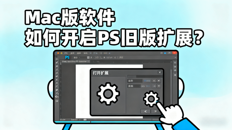 Mac教程 – 如何开启PS旧版扩展？-玩客空间